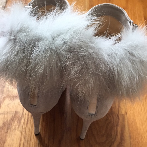 Jimmy Choo Grey suede tesler boot/booties US size8 - Picture 3 of 4